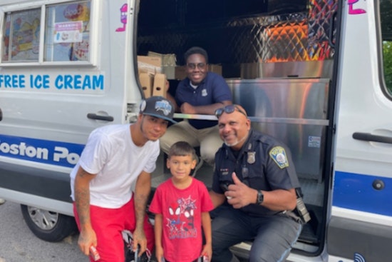 Boston Police Bond with Georgetowne Housing Community at Joyful Family Day Celebration