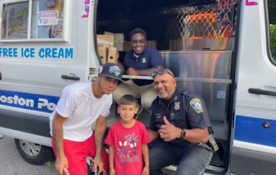 Boston Police Bond with Georgetowne Housing Community at Joyful Family Day Celebration