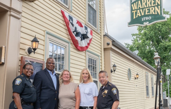 Boston Police Brew Community Spirit with "Coffee with a Cop" Event at Historic Warren Tavern in Charlestown