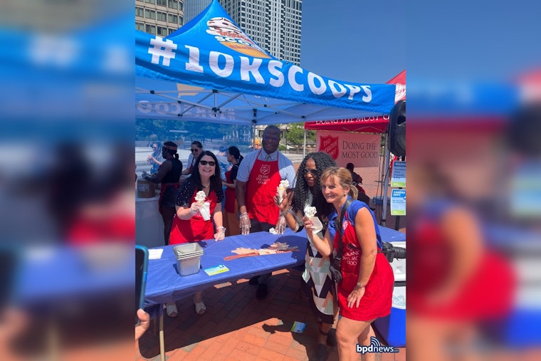 Boston Police Commissioner Joins Celebrities for Salvation Army’s 10,000 Scoop Challenge in City Hall Plaza
