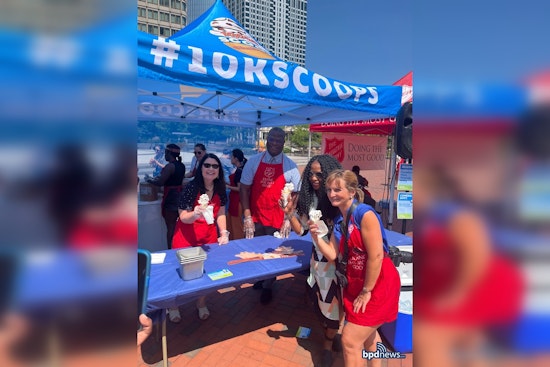 Boston Police Commissioner Joins Celebrities for Salvation Army’s 10,000 Scoop Challenge in City Hall Plaza