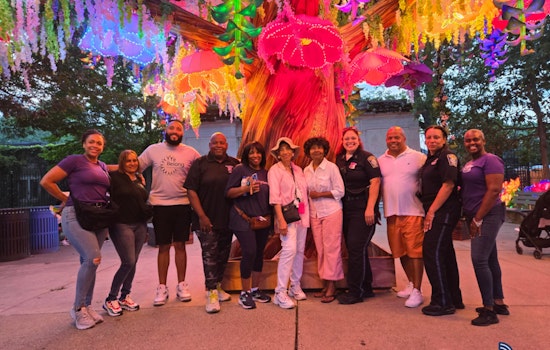 Boston Police Officers Foster Community Ties at Franklin Park Zoo's Boston Lights Event
