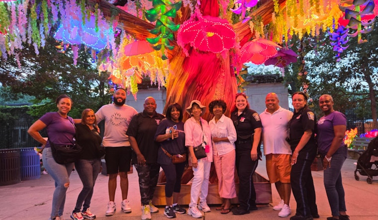 Boston Police Officers Foster Community Ties at Franklin Park Zoo's Boston Lights Event
