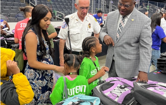 Boston Students Equipped with New Supplies Courtesy of BPD and Local Partners for Back-to-School Event