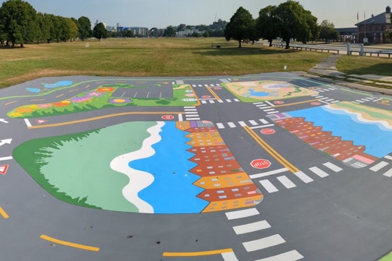 Boston Unveils First 'Bike Town' in Moakley Park for Young Cyclists as Part of Mayor Michelle Wu's Vision for Child-Friendly City