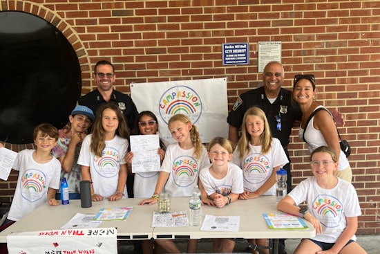 Boston's Community and Police Unite at Compassion Camp in Charlestown Mall to Strengthen Ties and Foster Service