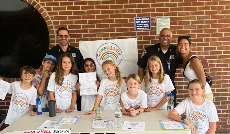 Boston's Community and Police Unite at Compassion Camp in Charlestown Mall to Strengthen Ties and Foster Service
