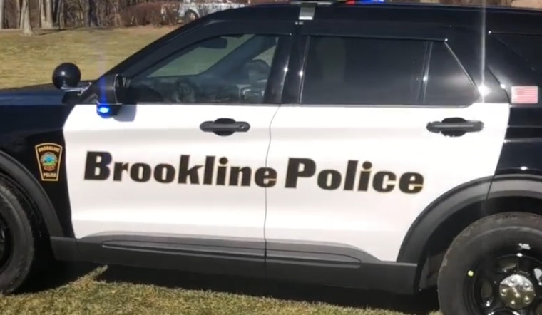 Brookline Officer Cited for Speeding, Faces Discipline After Crash During High-Speed Pursuit
