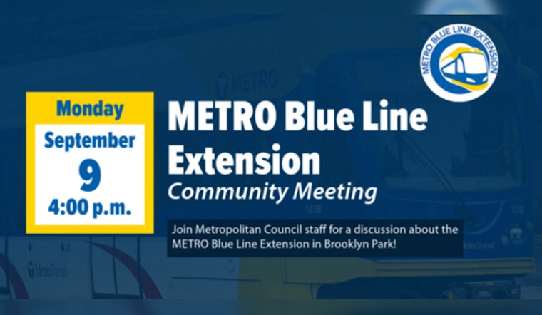 Brooklyn Park Hosts Open House for Blue Line Extension Input Ahead of Key Vote