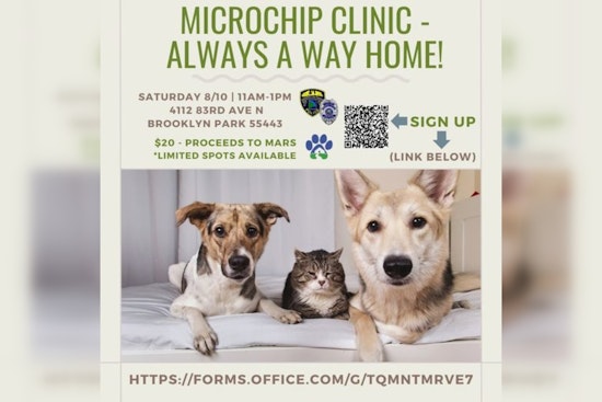 Brooklyn Park Offers Microchipping for Pets: Secure Your Furry Friends’ Safety at Low-Cost Clinic