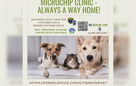 Brooklyn Park Offers Microchipping for Pets: Secure Your Furry Friends’ Safety at Low-Cost Clinic