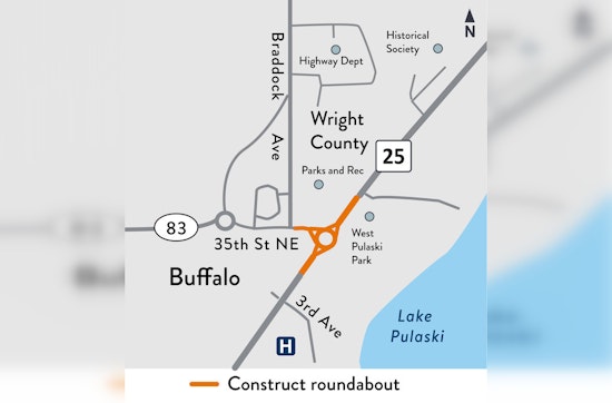 Buffalo Commuters Alert: Major Roadwork at Hwy. 25 and CSAH 83 Junction to Cause Detours Starting August 5