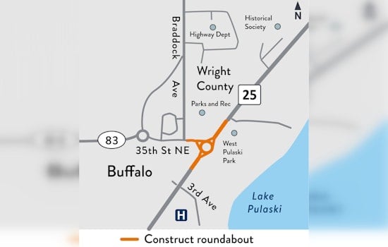 Buffalo Commuters Alert: Major Roadwork at Hwy. 25 and CSAH 83 Junction to Cause Detours Starting August 5
