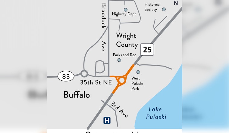 Buffalo Commuters Alert: Major Roadwork at Hwy. 25 and CSAH 83 Junction to Cause Detours Starting August 5