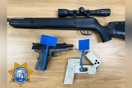 California Highway Patrol Seizes Hidden Weapons Including Disguised Cellphone Gun in Antelope Valley