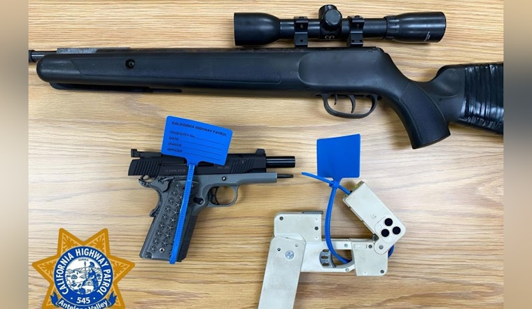 California Highway Patrol Seizes Hidden Weapons Including Disguised Cellphone Gun in Antelope Valley