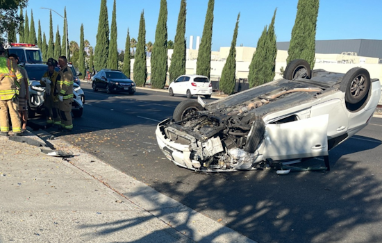 Campbell Police Investigate Solo Vehicle Crash Involving Unlicensed Underage Driver on Winchester Blvd