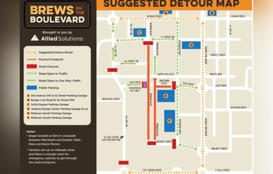 Carmel's Brews on the Boulevard Announces Traffic Adjustments and Free Parking Options for Event Attendees