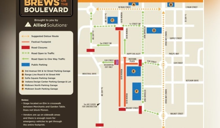 Carmel's Brews on the Boulevard Announces Traffic Adjustments and Free Parking Options for Event Attendees