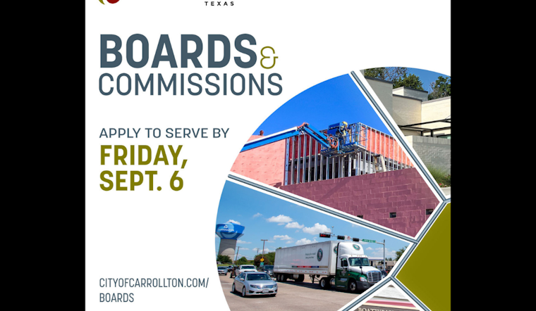 Carrollton Invites Residents to Shape City's Future: Apply for 2024 Boards & Commissions