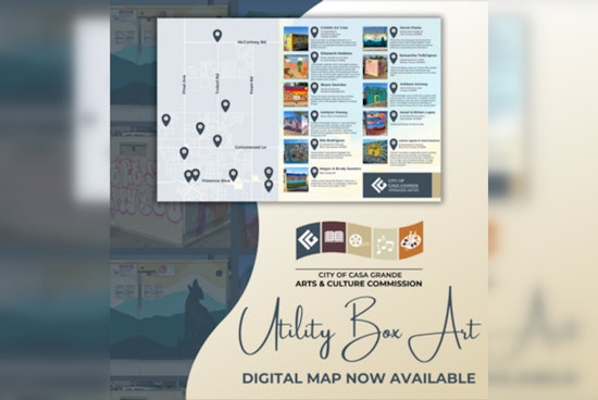 Casa Grande Celebrates Culture with Vibrant Utility Box Art and a New Map to Guide Explorers