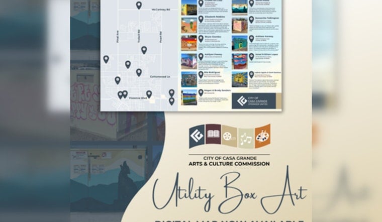 Casa Grande Celebrates Culture with Vibrant Utility Box Art and a New Map to Guide Explorers
