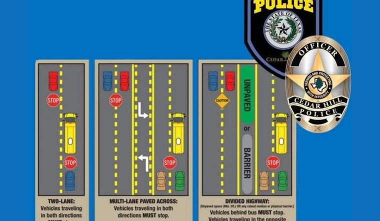 Cedar Hill Authorities Issue School Safety Reminders as New Academic Year Commences