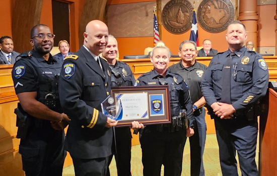 Cedar Hill's Director Reyes Honored with Prestigious Crime Prevention Manager Award for Making City Safest in Best Southwest