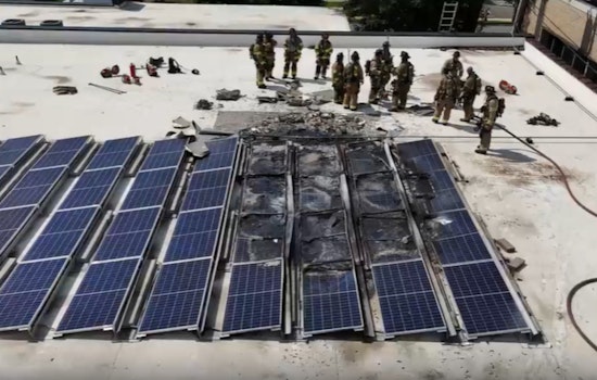 Charlotte Firefighters Extinguish Blaze on Rooftop Solar Panels Near Camp North End