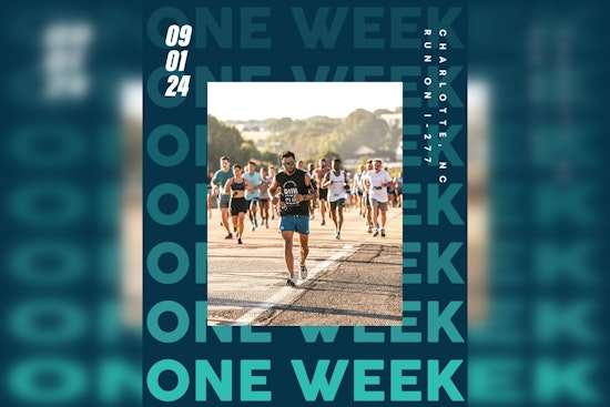 Charlotte's Around the Crown 10K to Command Uptown Streets and I-277 this Sunday Morning
