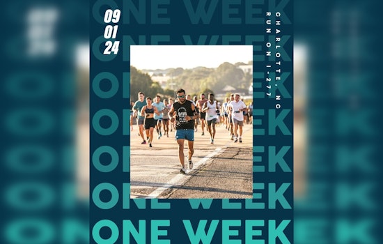 Charlotte's Around the Crown 10K to Command Uptown Streets and I-277 this Sunday Morning