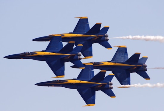 Chicago Skies Buzz with Blue Angels' Practice Ahead of Iconic Air and Water Show