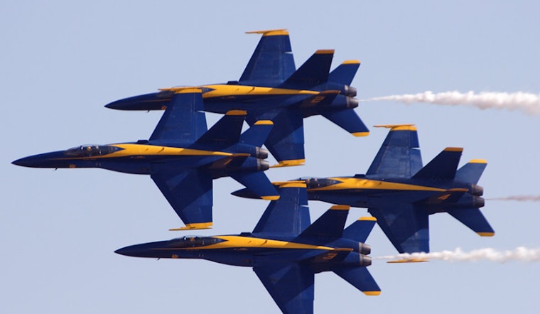 Chicago Skies Buzz with Blue Angels' Practice Ahead of Iconic Air and Water Show