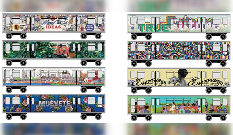 Chicago Unveils Artist-Designed Train Wraps and Murals in Citywide Public Art Initiative