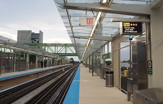 Chicago Unveils New $80M Damen Green Line Station Ahead of Democratic National Convention
