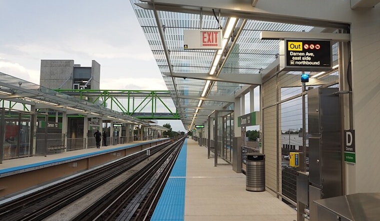 Chicago Unveils New $80M Damen Green Line Station Ahead of Democratic National Convention