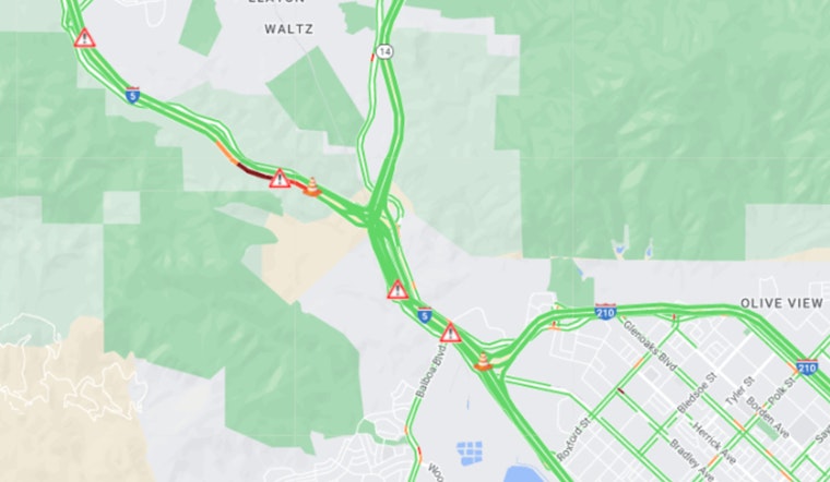 CHP Officer Hospitalized After Collision on 5 Freeway in Los Angeles with Tesla Involved, Lanes Closed Amid Investigation