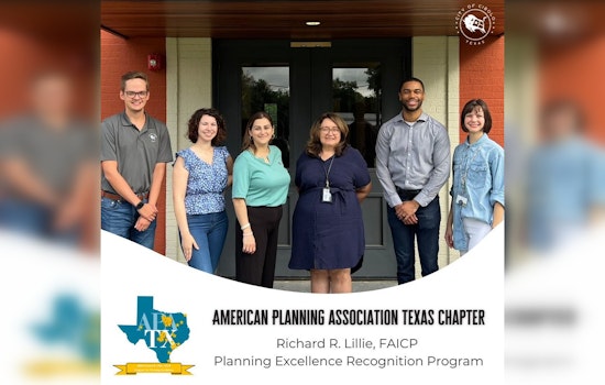 Cibolo Planning Department Recognized for Excellence by Texas APA