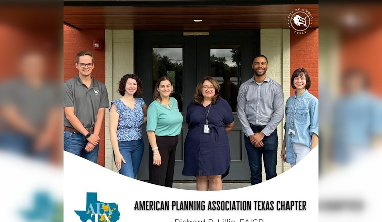 Cibolo Planning Department Recognized for Excellence by Texas APA