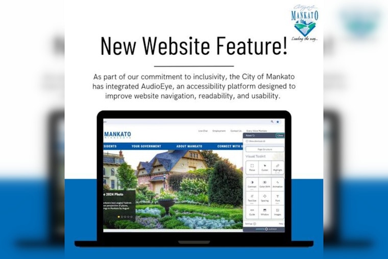 City of Mankato Enhances Website for Users with Disabilities by Integrating AudioEye Platform