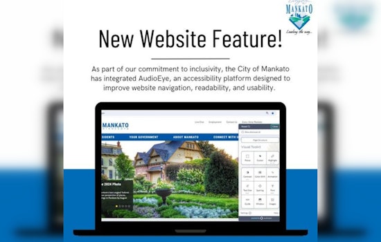 City of Mankato Enhances Website for Users with Disabilities by Integrating AudioEye Platform