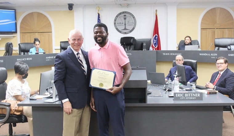 Clarksville Celebrates Local Hero for Aid After Tornado, Mayor and Council Honor Dream Wingz Owner Matthew Heath