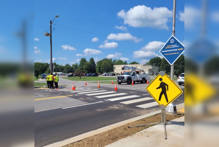 Clarksville Enhances Student Safety with New Road Measures Near New Providence Middle School