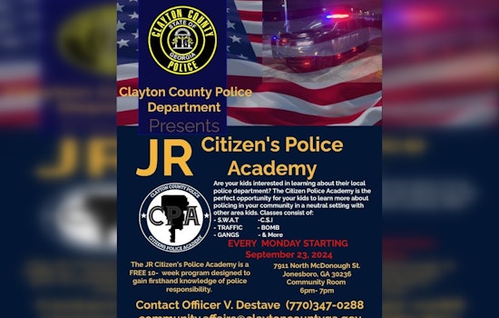 Clayton County Police Launch JR Citizen’s Academy to Foster Community Relations