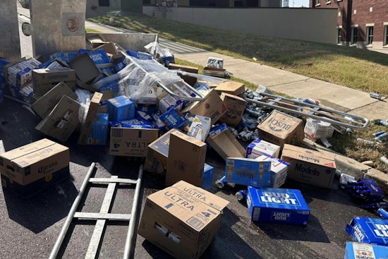 Cleanup Underway on Jefferson Ave After Beer Truck Accident Floods Oxford Streets
