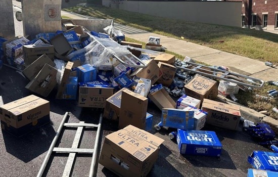 Cleanup Underway on Jefferson Ave After Beer Truck Accident Floods Oxford Streets