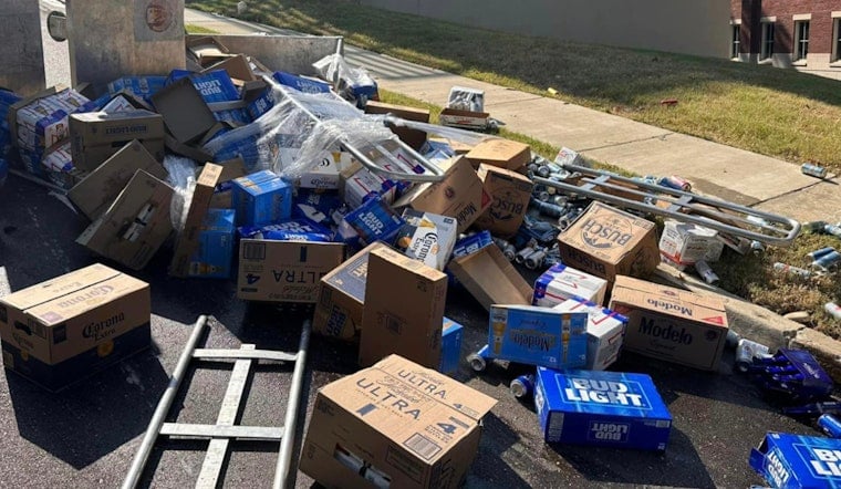Cleanup Underway on Jefferson Ave After Beer Truck Accident Floods Oxford Streets