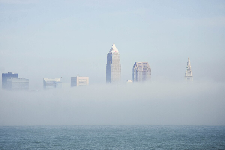 Cleveland and Surrounding Areas Shrouded in Dense Fog, NWS Urges Caution on Roads, Warns of Possible Storms