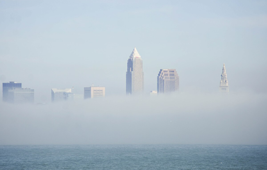Cleveland and Surrounding Areas Shrouded in Dense Fog, NWS Urges Caution on Roads, Warns of Possible Storms