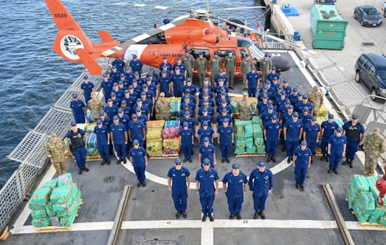 Coast Guard Cutter Escanaba Offloads $50 Million in Narcotics at Port Everglades After Eastern Pacific Interdiction